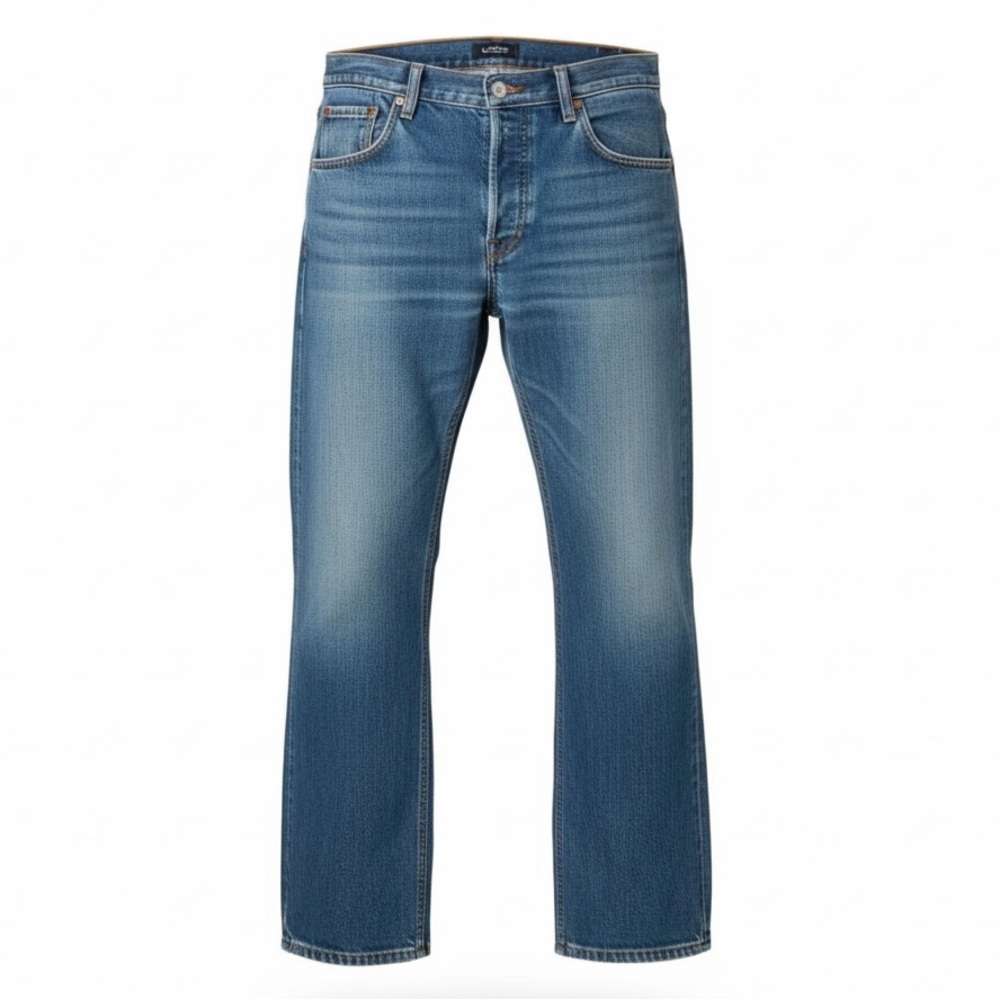 Earl Jeans Men’s Button Fly Medium Wash Straight Leg Jeans Size 32x32